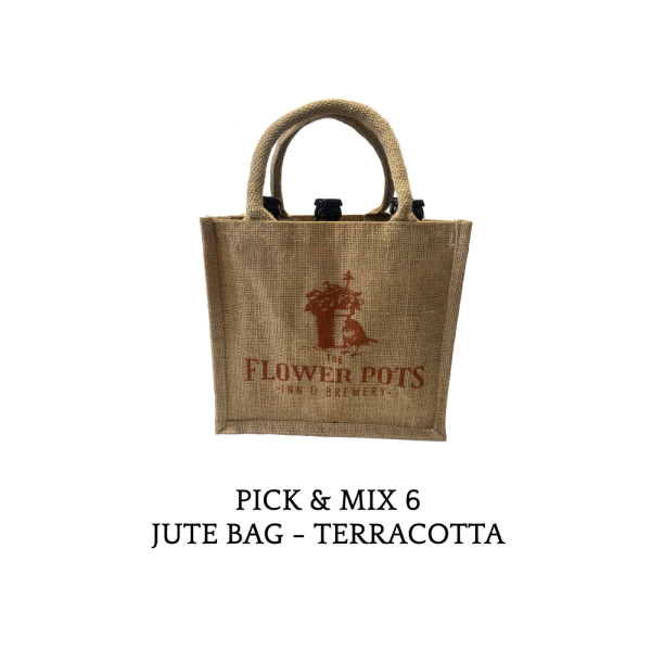 Pick & Mix 6 Jute Bag - Terracotta